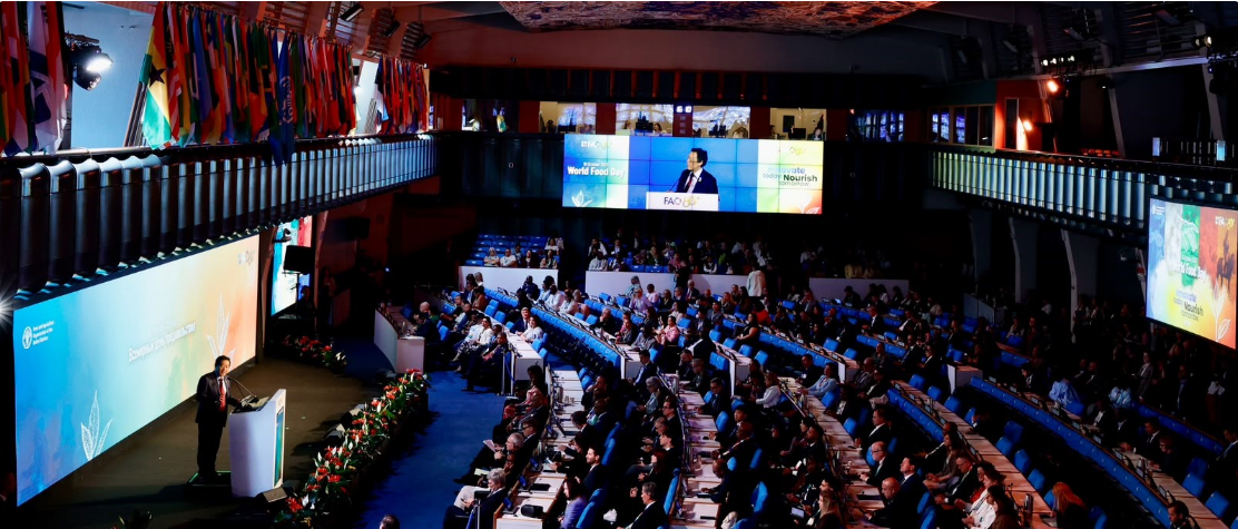 Ceremonia del Día Mundial de la Alimentación en la sede de la FAO